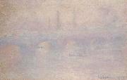 Claude Monet Waterloo Bridge USA oil painting artist